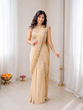 Premium Star Georgette Ready to Wear Lehenga with Attached Pallu, Embroidery Sequin Work & Stitched Blouse
