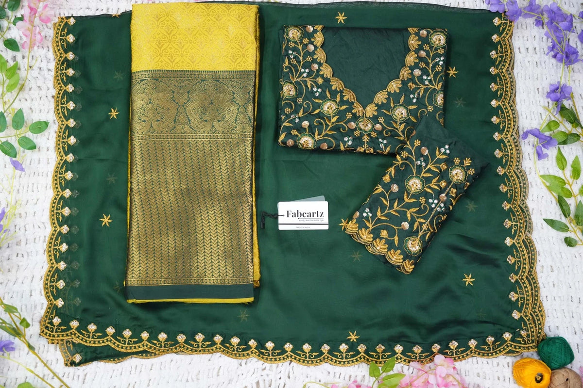 Solid Semi Stitched Lehenga Choli