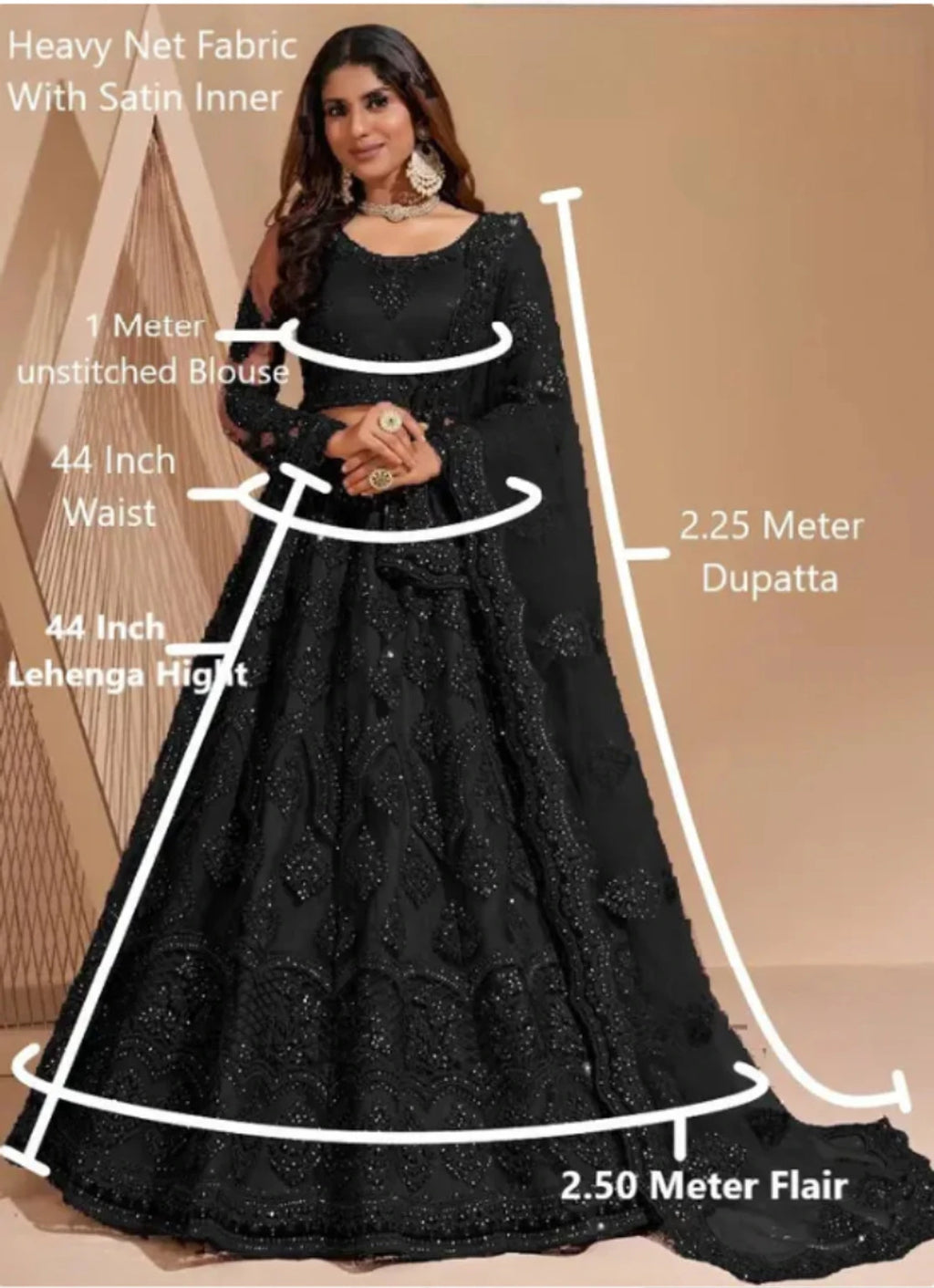Styloxia Embellished Semi Stitched Lehenga Choli