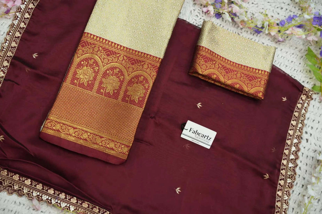 Divastri Solid Semi Stitched Lehenga Choli