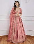 Kedar Fab Embroidered Semi Stitched Lehenga Choli