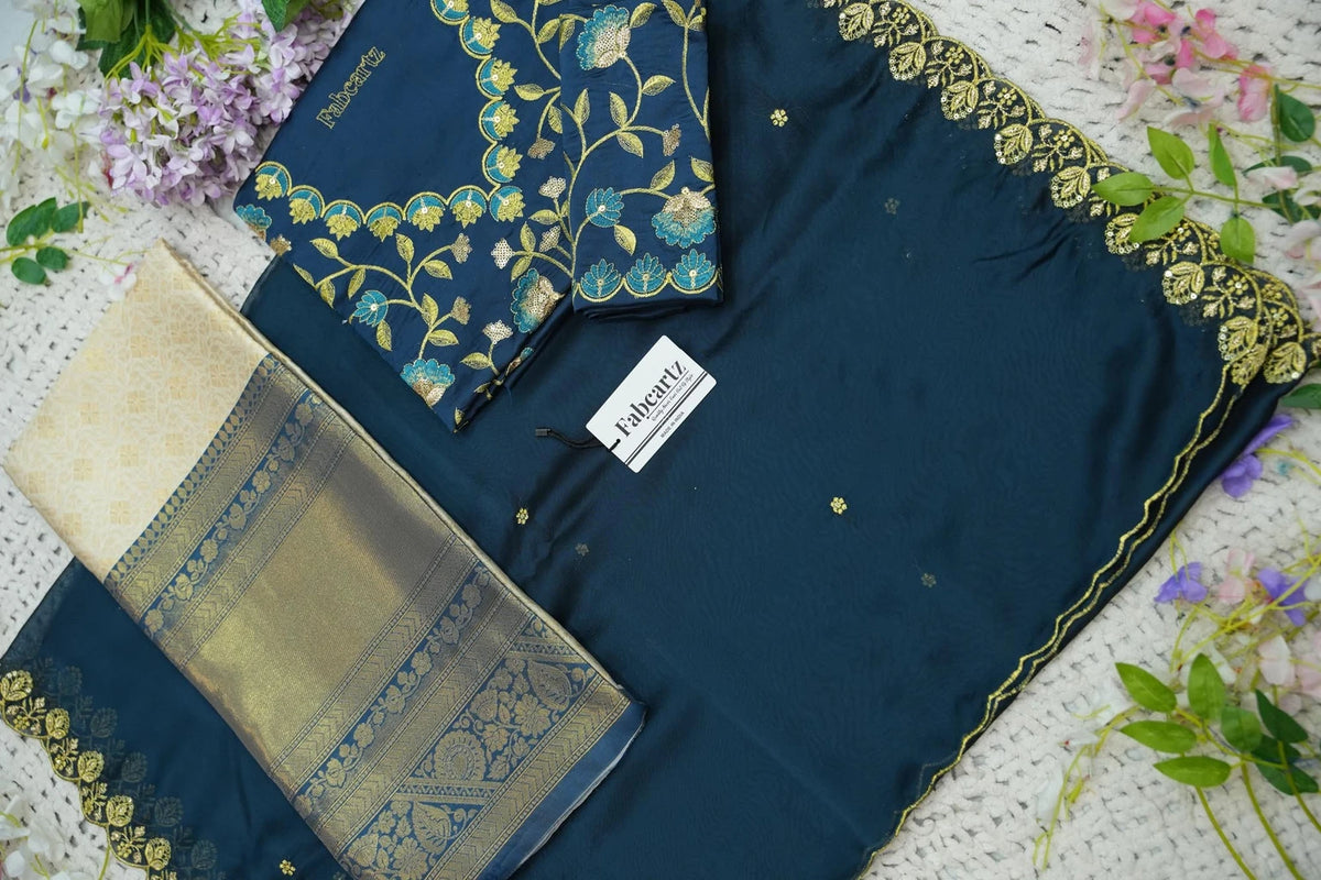 Solid Semi Stitched Lehenga Choli